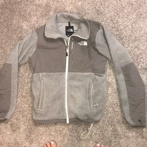Grey north face jacket